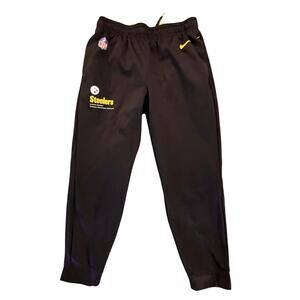 Nike Steelers Joggers Youth Medium 10 12 Therma Fit NFL Sweatpants